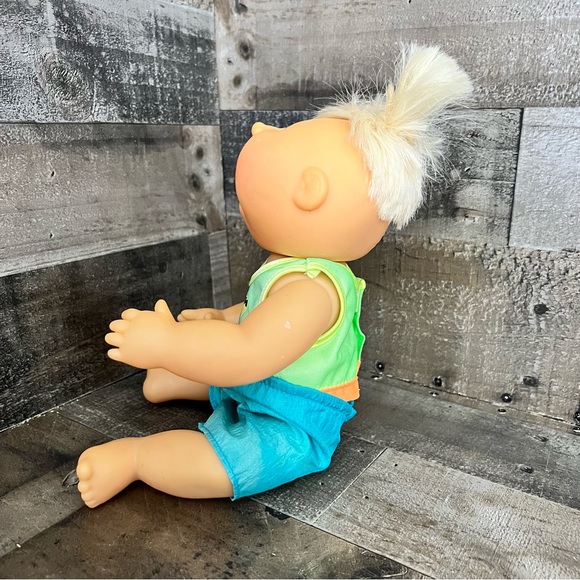 VINTAGE CABBAGE PATCH DOLL BEACH DAY SURFS UP 1988 VINTAGE HARDBODY BLONDE - Picture 4 of 9